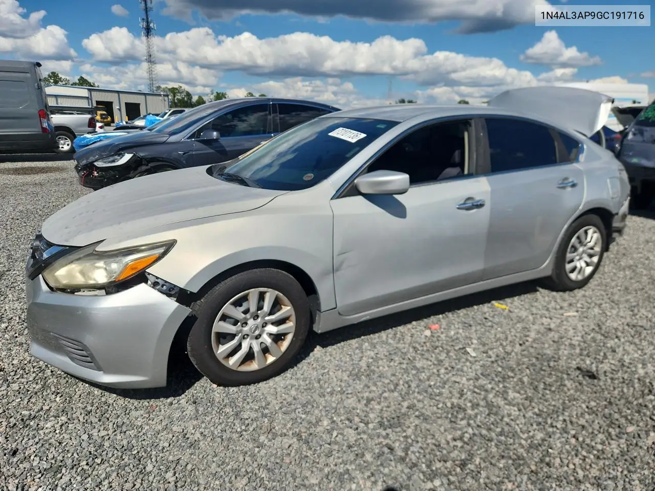 NISSAN ALTIMA 2016, VIN 1N4AL3AP9GC191716