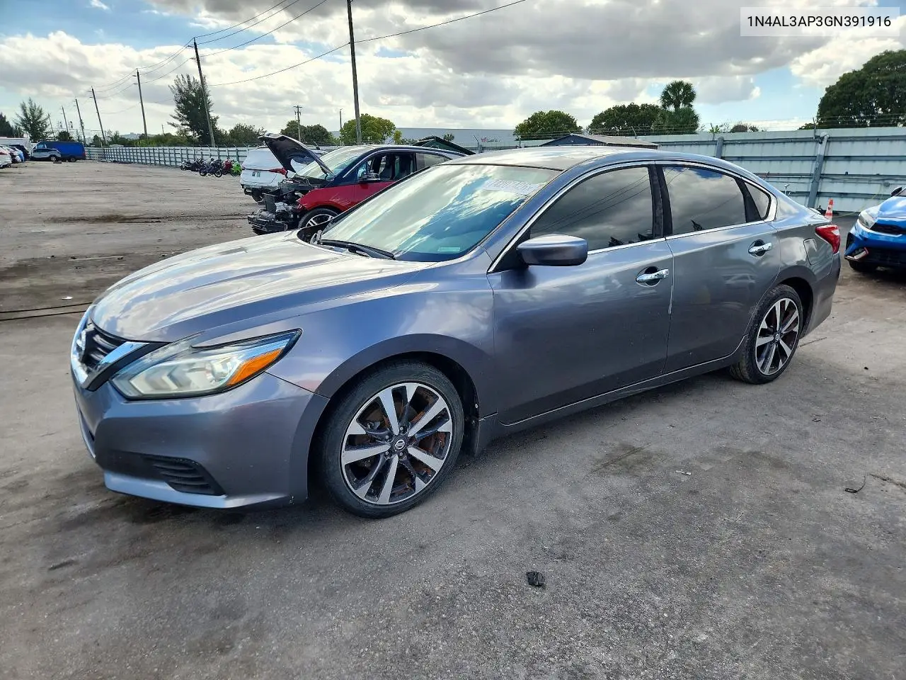 NISSAN ALTIMA 2016, VIN 1N4AL3AP3GN391916