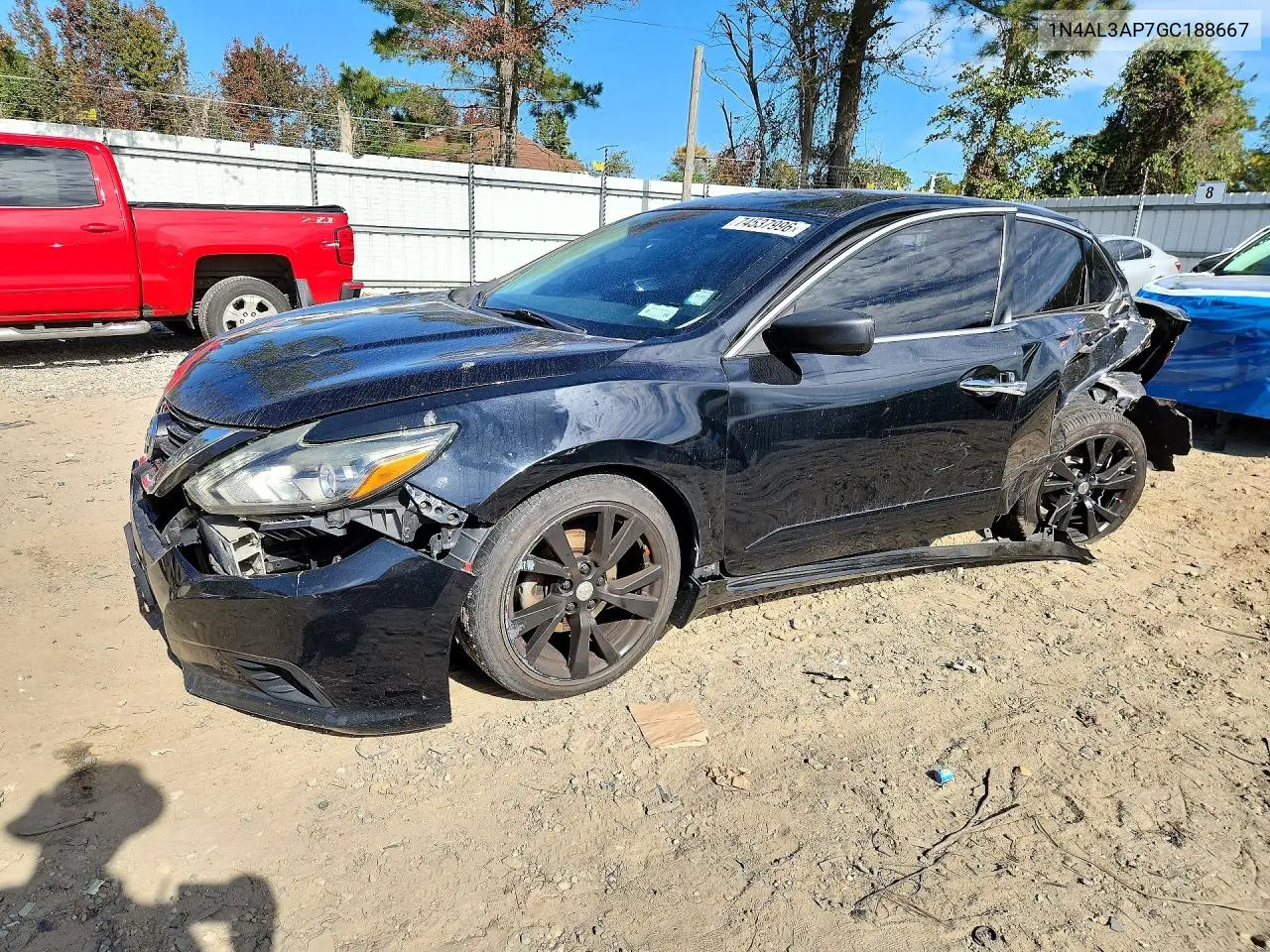 NISSAN ALTIMA 2016, VIN 1N4AL3AP7GC188667