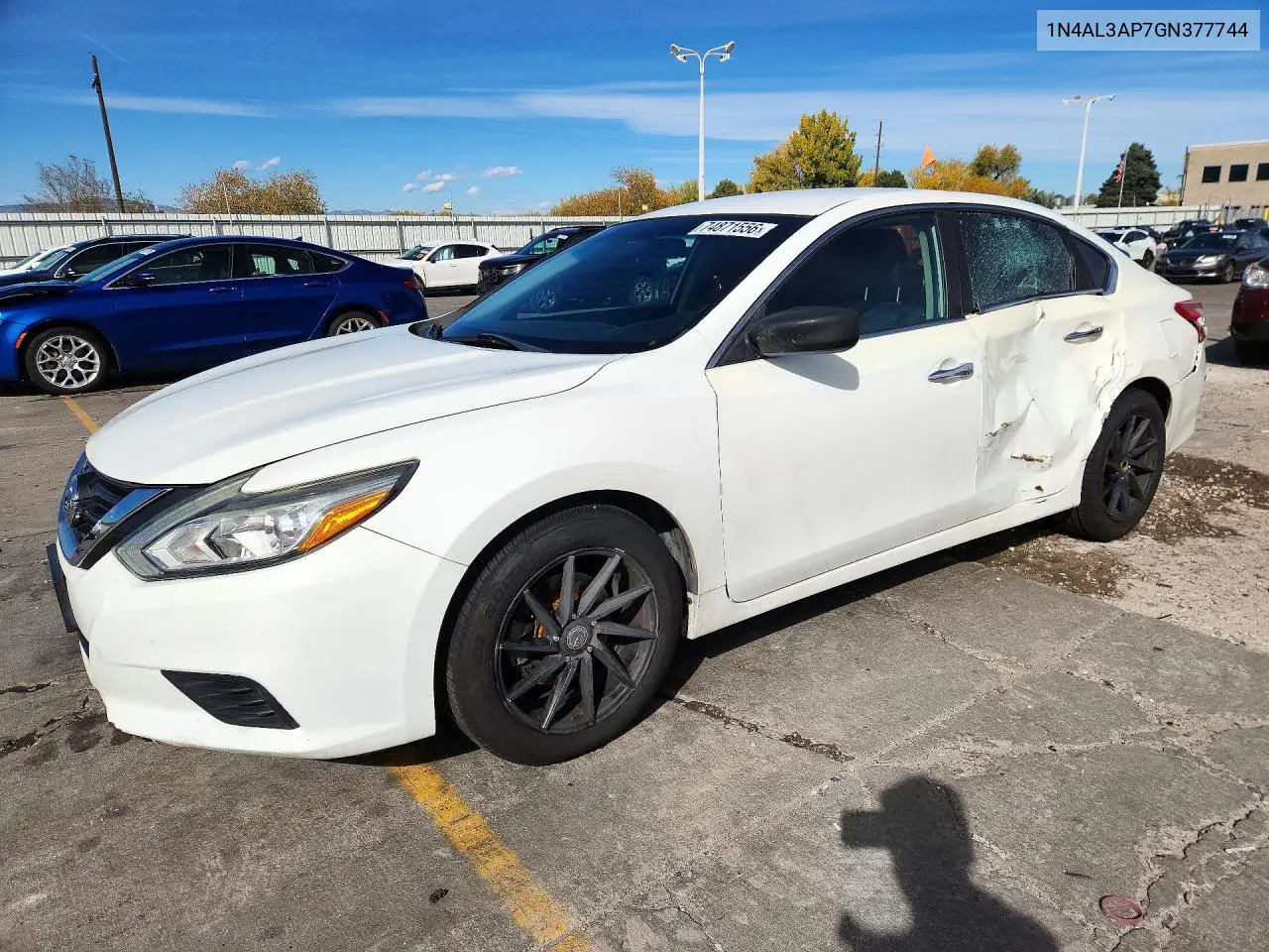 NISSAN ALTIMA 2016, VIN 1N4AL3AP7GN377744