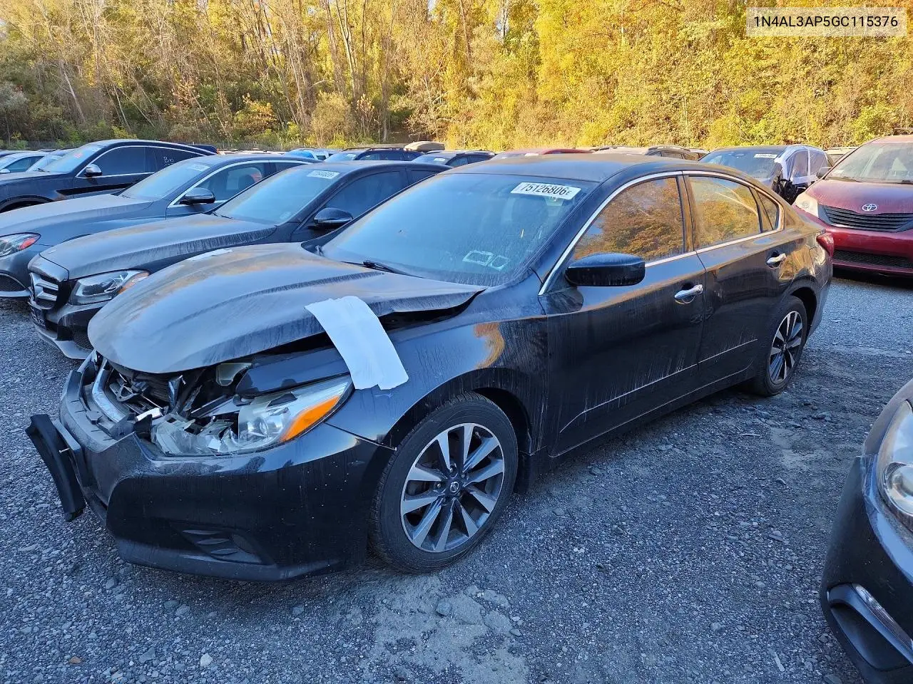 NISSAN ALTIMA 2016, VIN 1N4AL3AP5GC115376