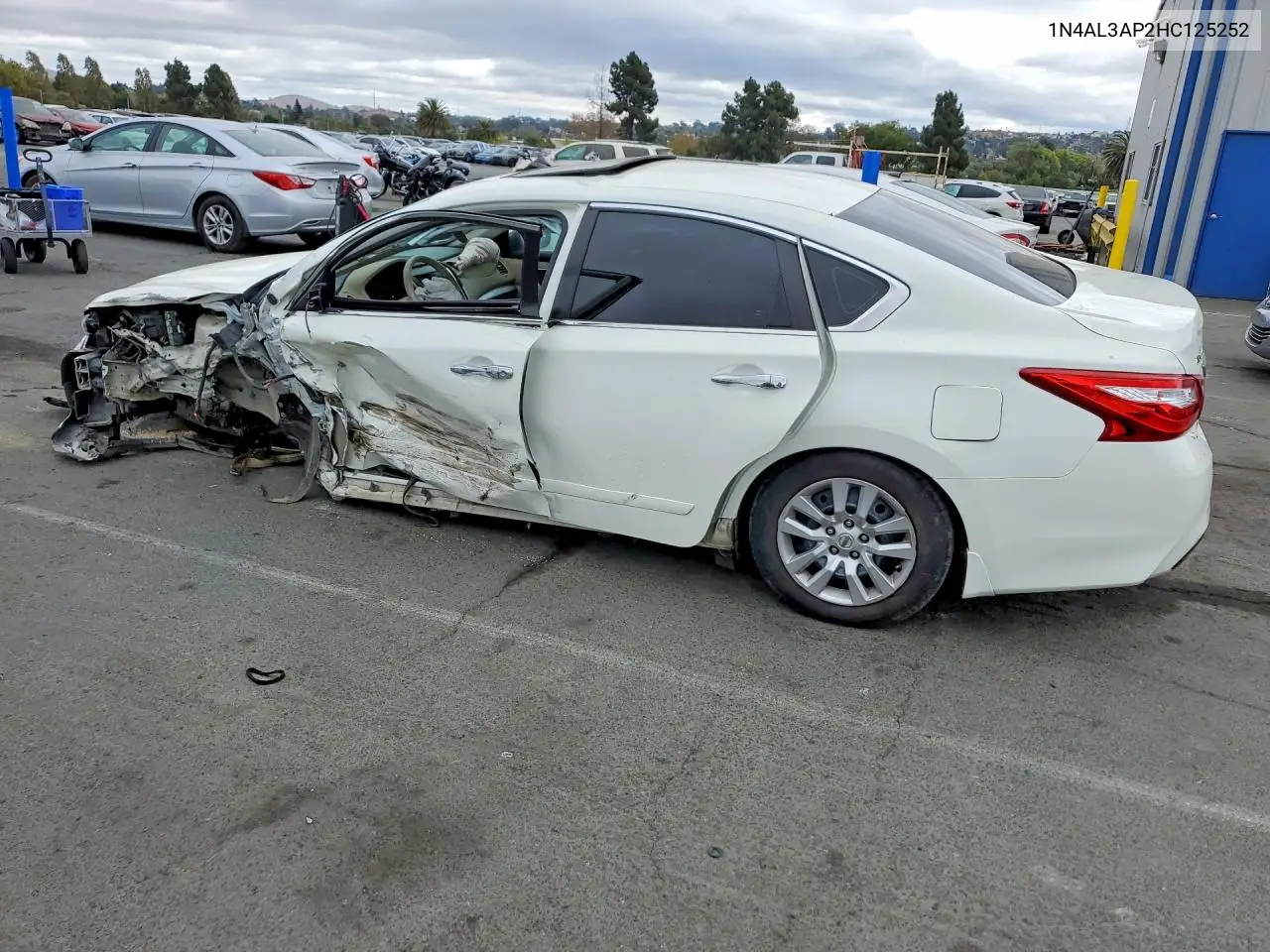 2017 NISSAN ALTIMA VIN 1N4AL3AP2HC125252 — фото 2