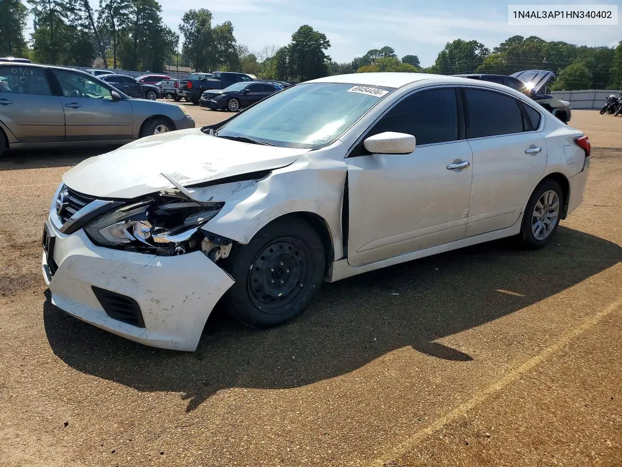 NISSAN ALTIMA 2017, VIN 1N4AL3AP1HN340402
