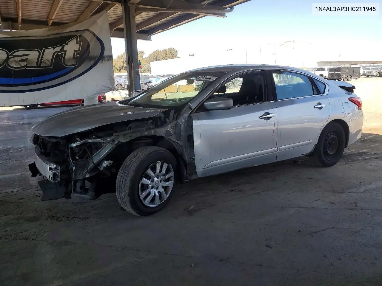 NISSAN ALTIMA 2017, VIN 1N4AL3AP3HC211945