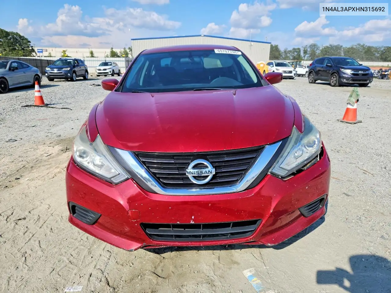 2017 NISSAN ALTIMA VIN 1N4AL3APXHN315692 — фото 5