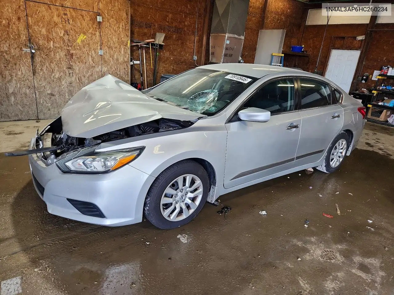 NISSAN ALTIMA 2017, VIN 1N4AL3AP6HC260234