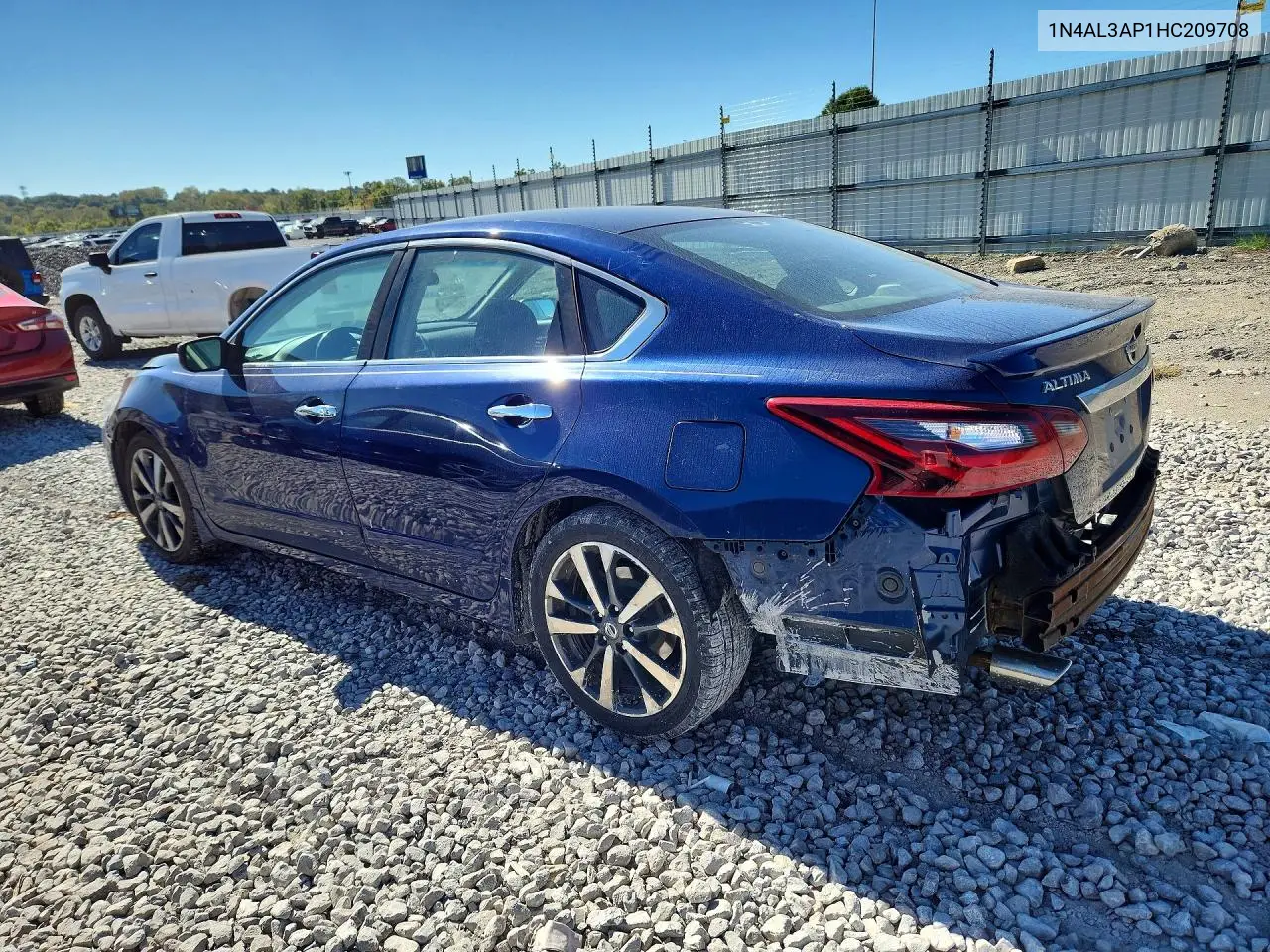 2017 NISSAN ALTIMA VIN 1N4AL3AP1HC209708 — фото 2