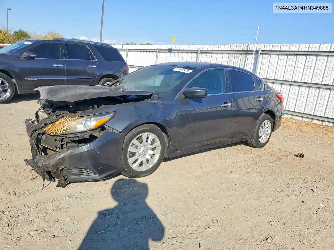 NISSAN ALTIMA 2017, VIN 1N4AL3AP4HN349885