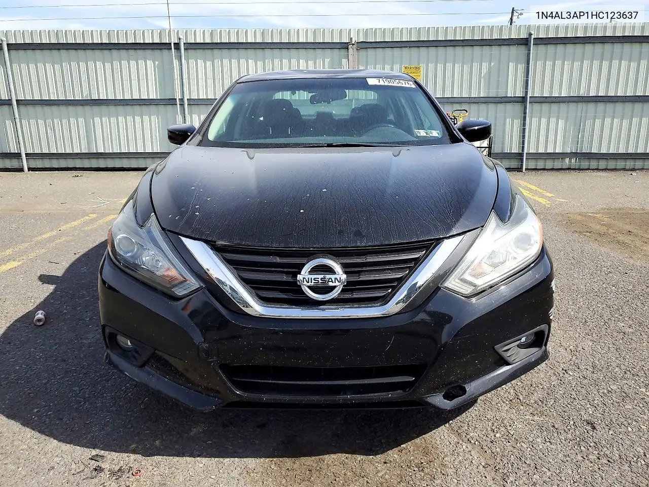 NISSAN ALTIMA 2017, VIN 1N4AL3AP1HC123637