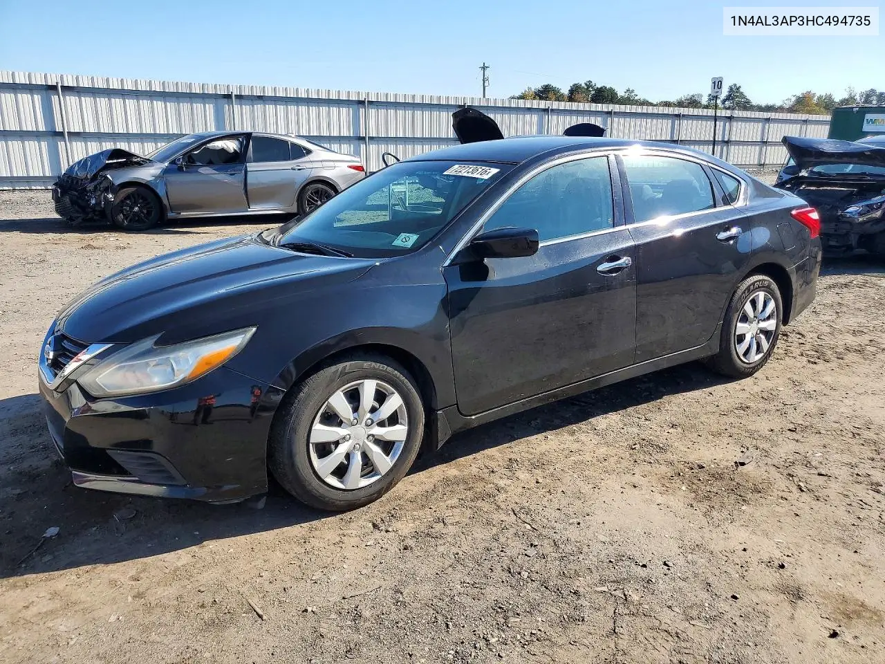 NISSAN ALTIMA 2017, VIN 1N4AL3AP3HC494735