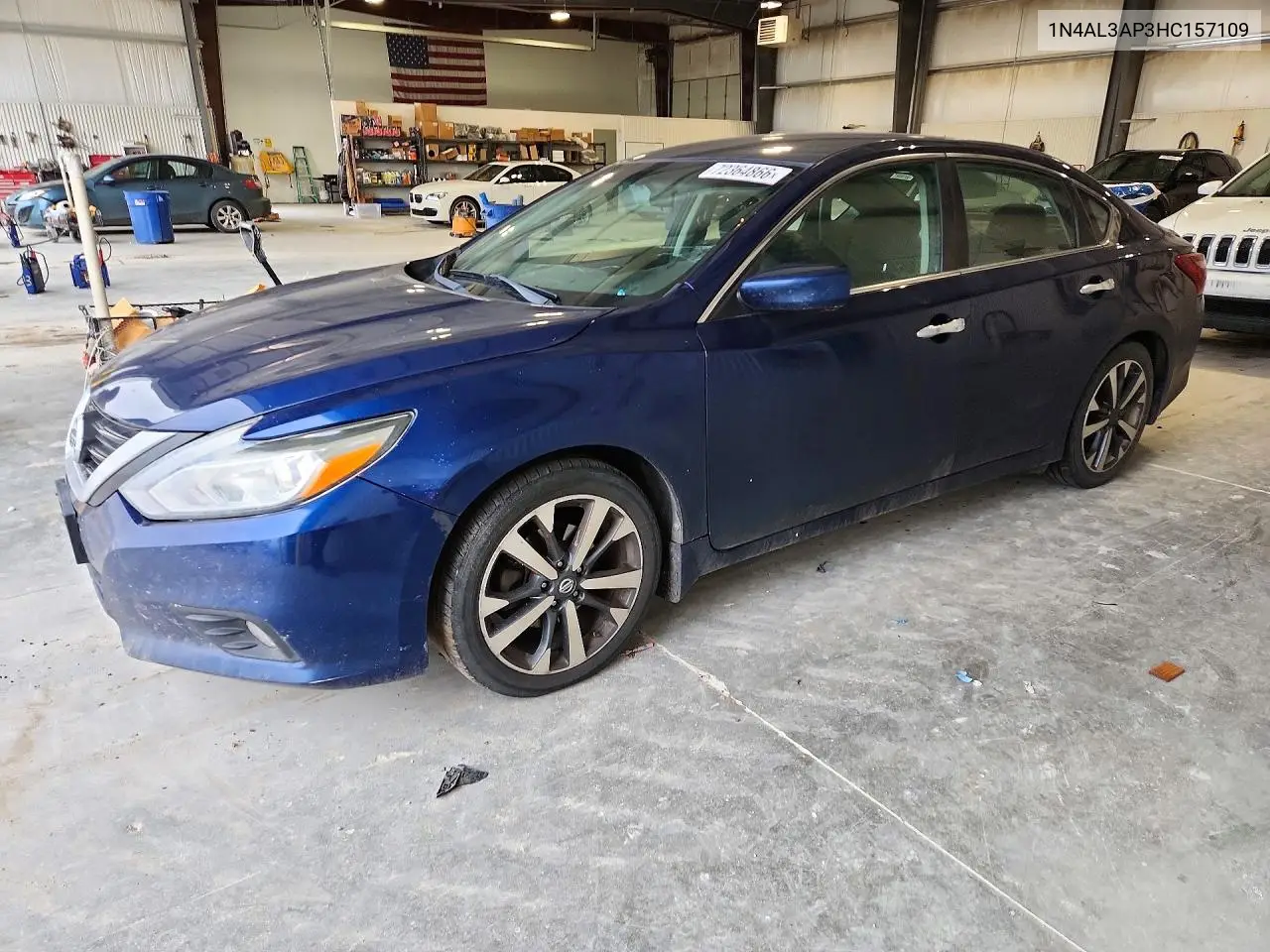 NISSAN ALTIMA 2017, VIN 1N4AL3AP3HC157109