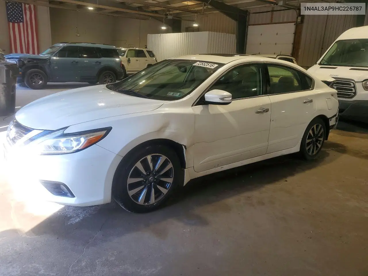 NISSAN ALTIMA 2017, VIN 1N4AL3AP9HC226787