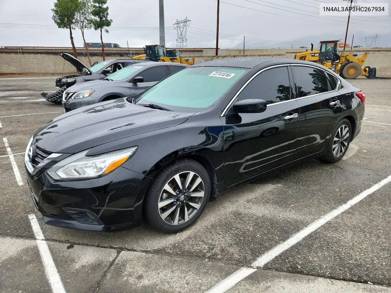 NISSAN ALTIMA 2017, VIN 1N4AL3AP3HC267934