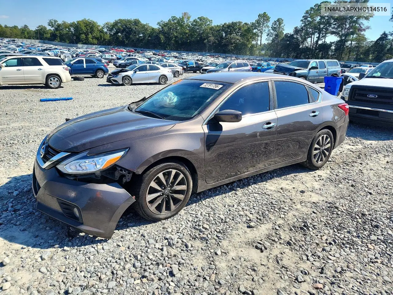 NISSAN ALTIMA 2017, VIN 1N4AL3APXHC114516