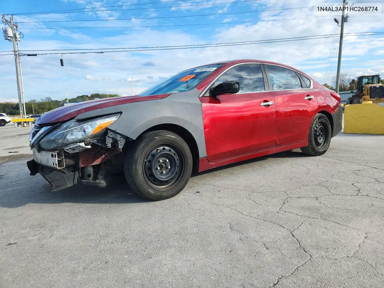 NISSAN ALTIMA 2017, VIN 1N4AL3AP1HC268774