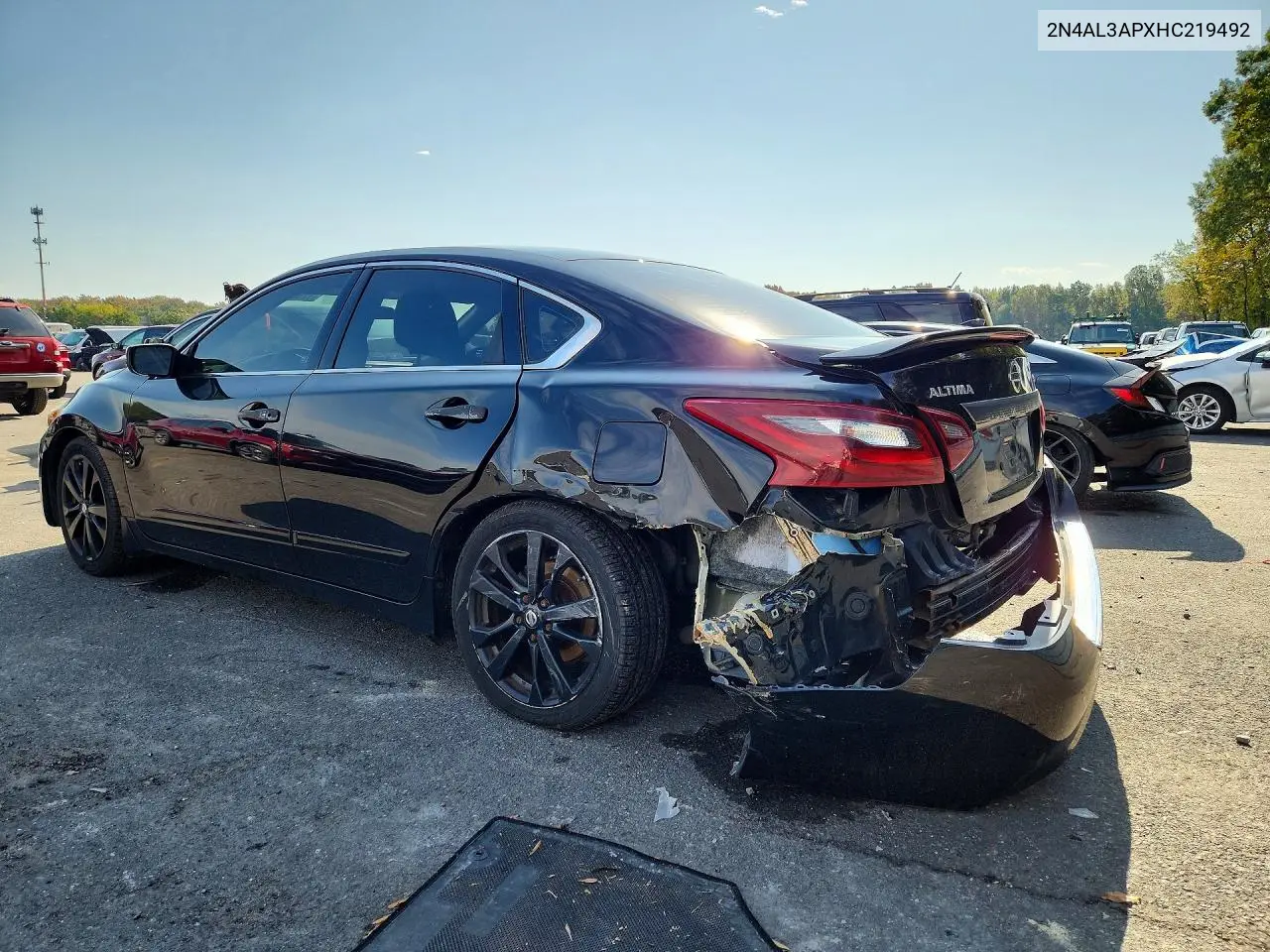 2017 NISSAN ALTIMA VIN 2N4AL3APXHC219492 — фото 2