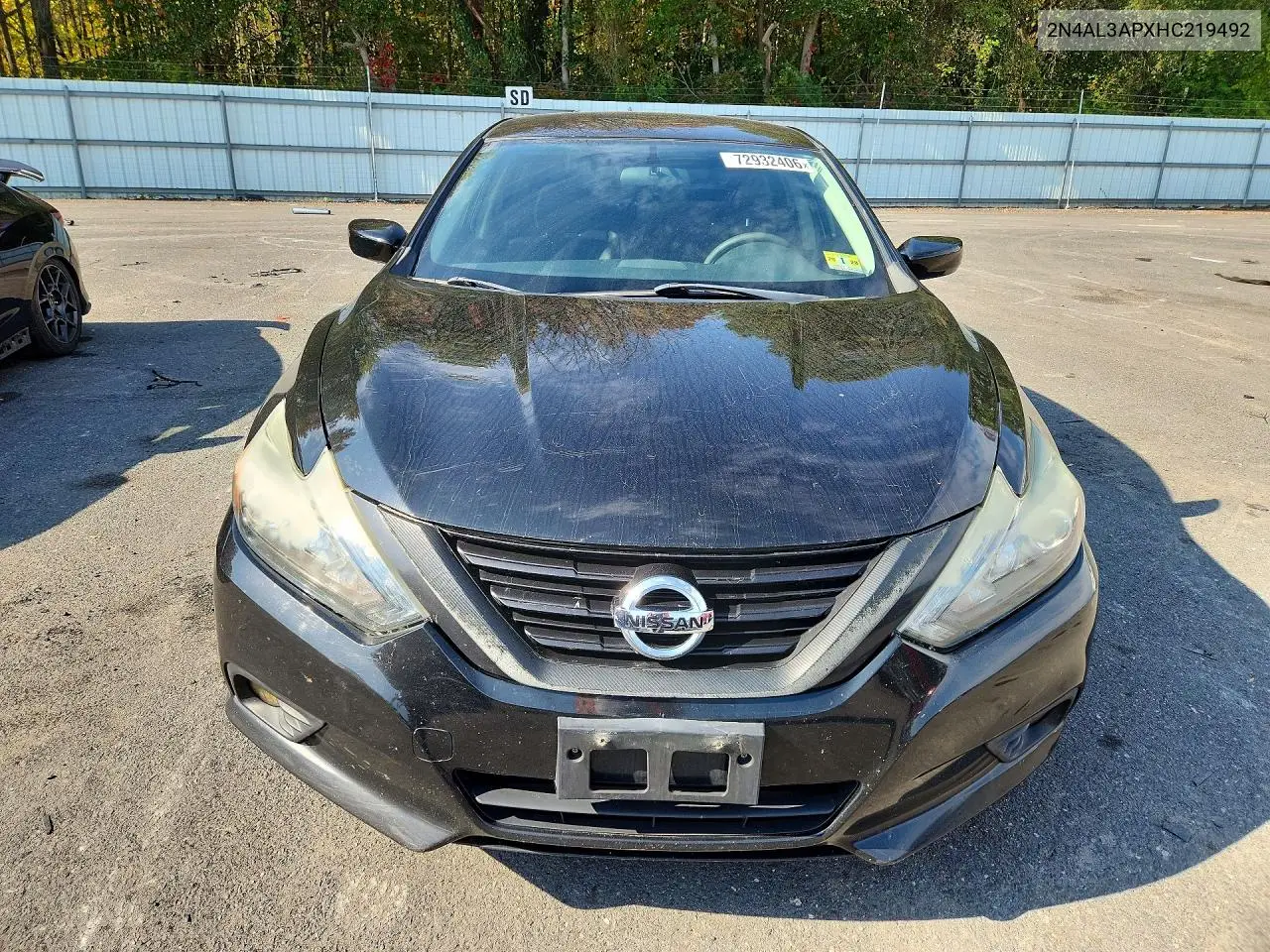 2017 NISSAN ALTIMA VIN 2N4AL3APXHC219492 — фото 5