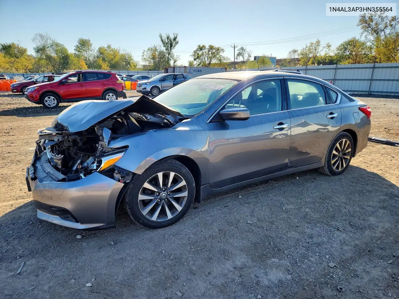 NISSAN ALTIMA 2017, VIN 1N4AL3AP3HN355564