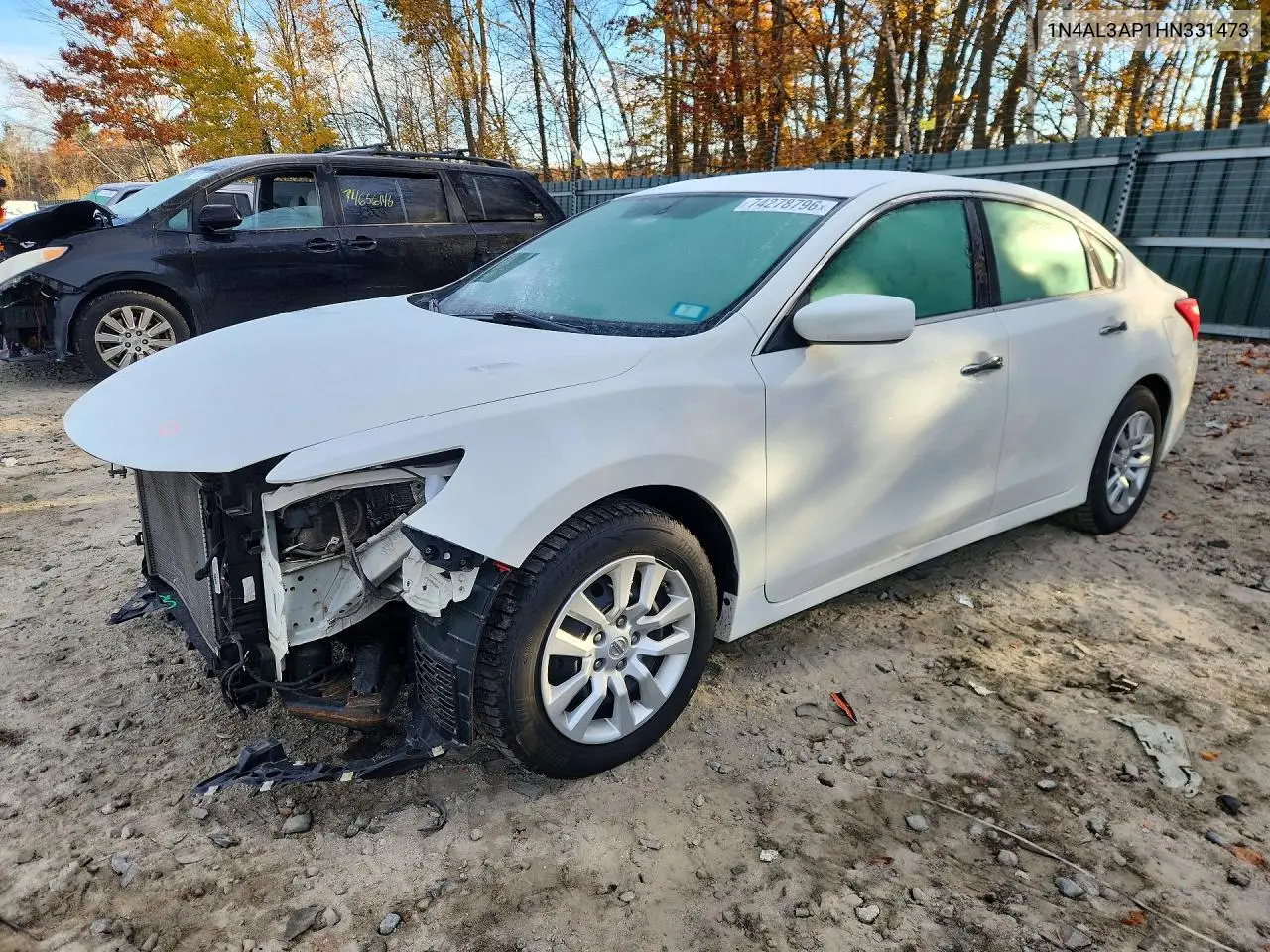 NISSAN ALTIMA 2017, VIN 1N4AL3AP1HN331473