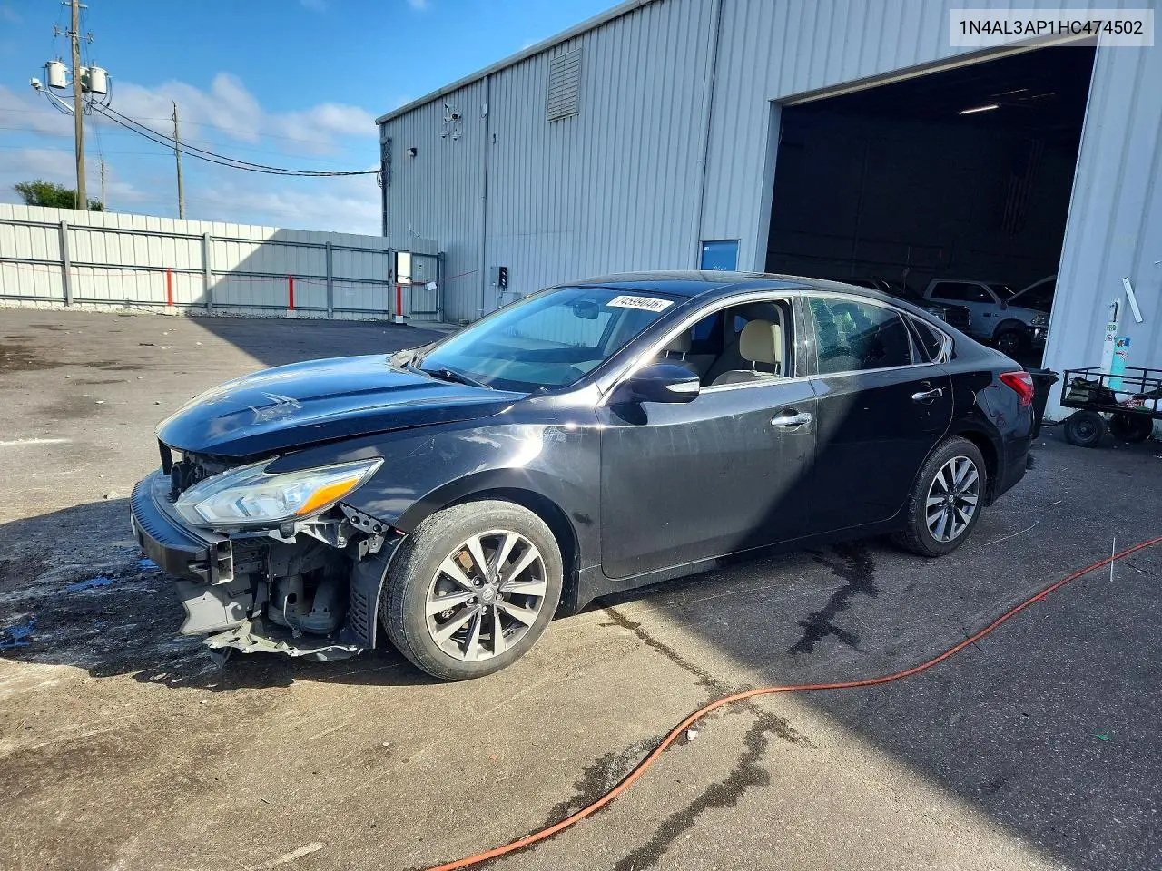 NISSAN ALTIMA 2017, VIN 1N4AL3AP1HC474502