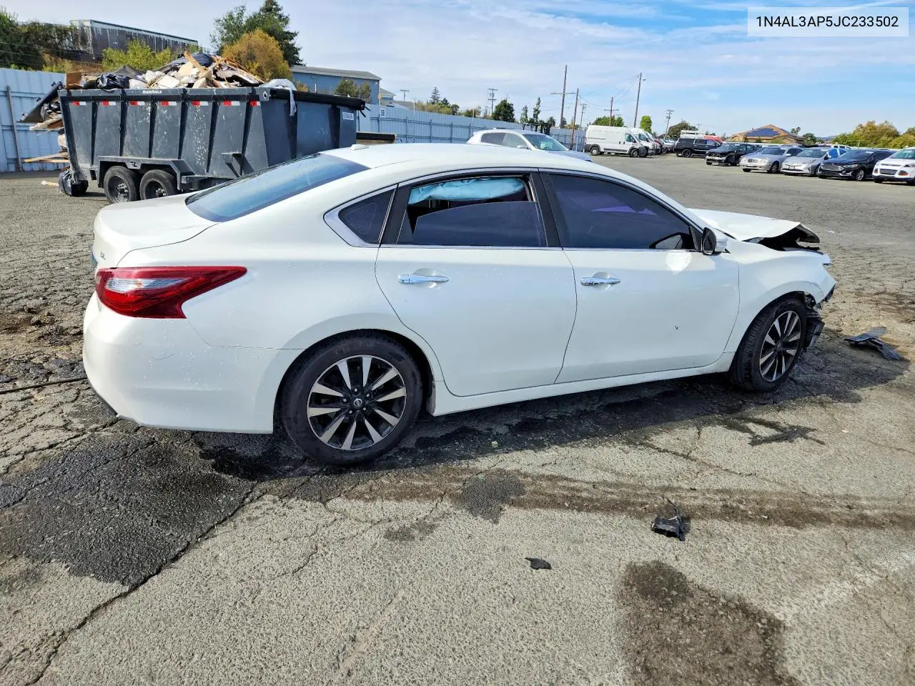 2018 NISSAN ALTIMA VIN 1N4AL3AP5JC233502 — фото 3