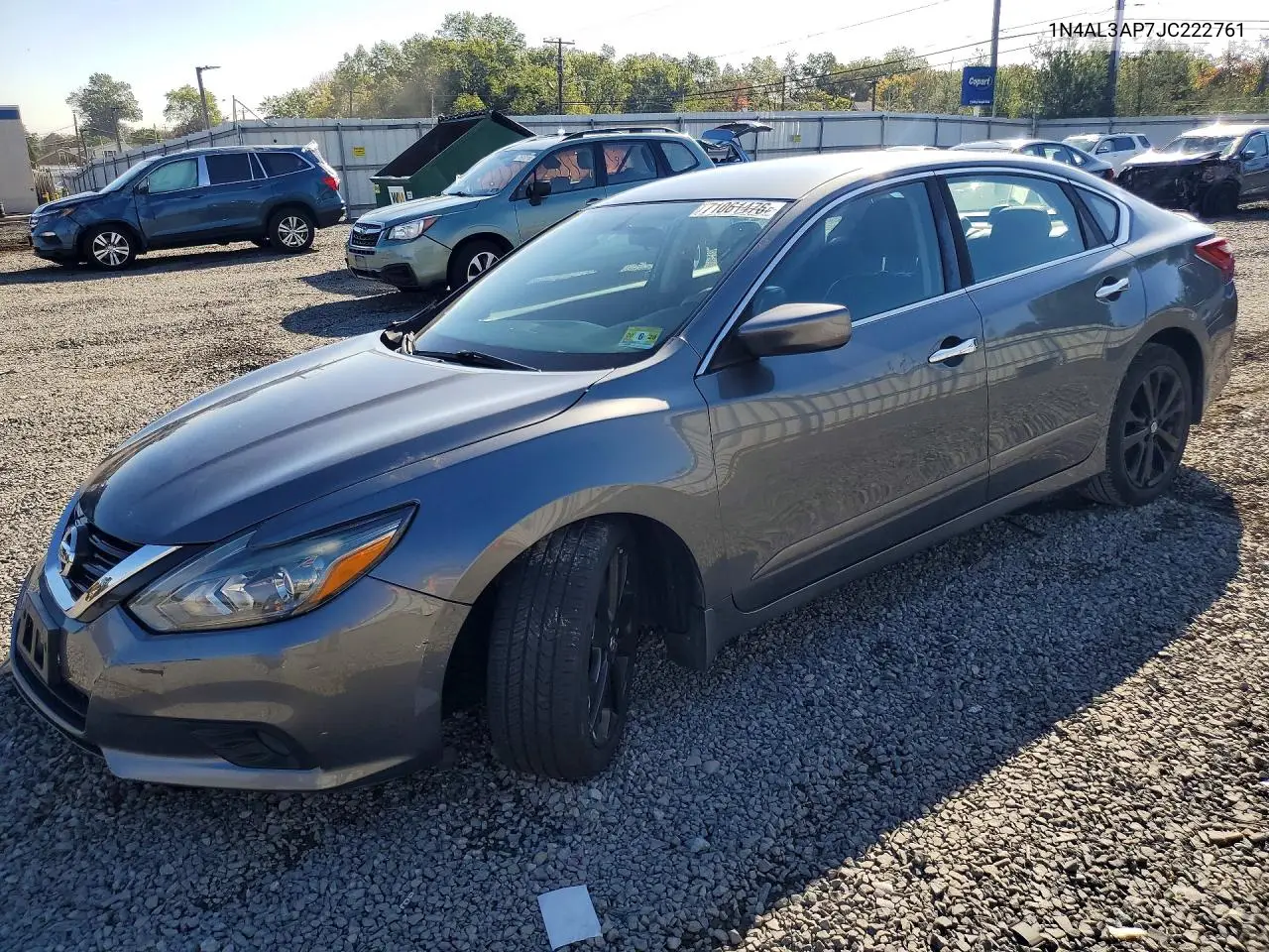 NISSAN ALTIMA 2018, VIN 1N4AL3AP7JC222761
