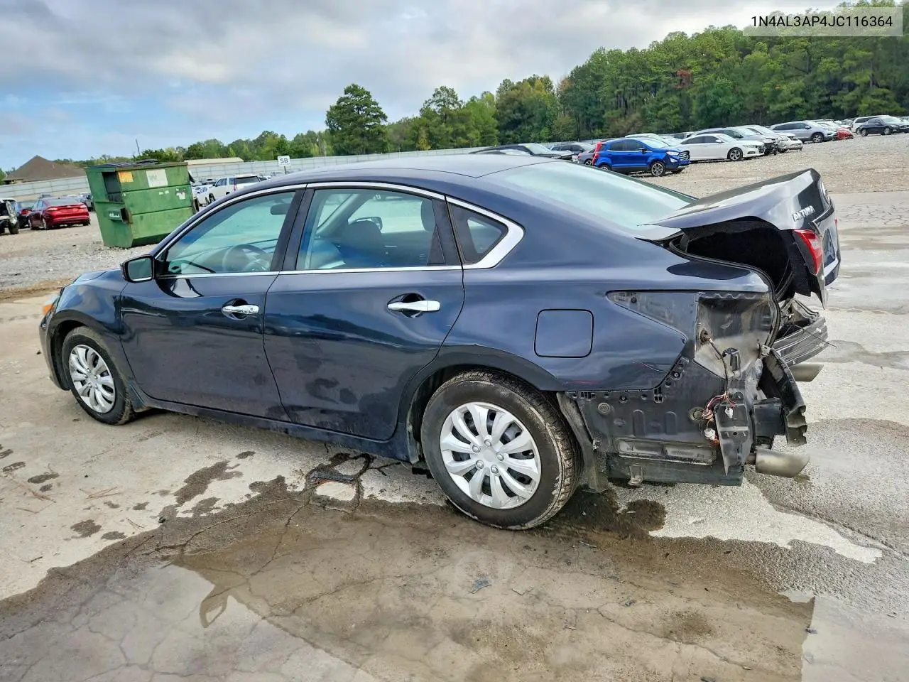 2018 NISSAN ALTIMA VIN 1N4AL3AP4JC116364 — фото 2