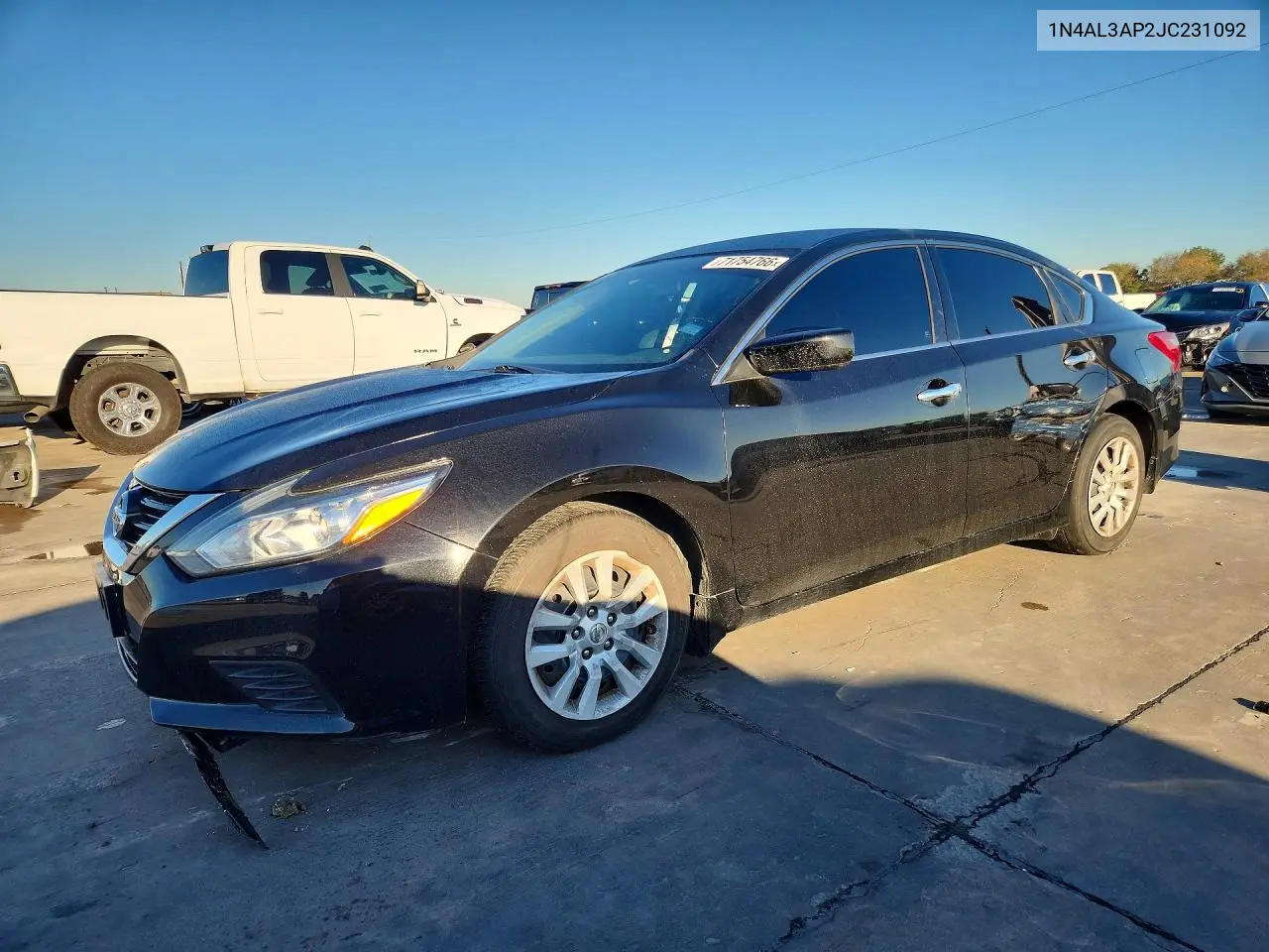 NISSAN ALTIMA 2018, VIN 1N4AL3AP2JC231092