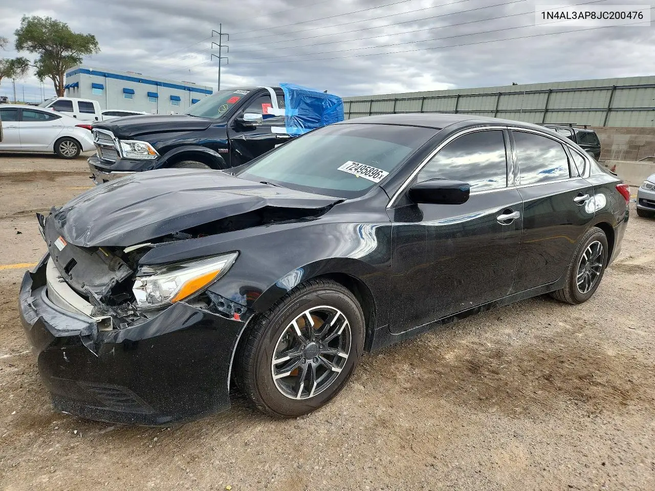NISSAN ALTIMA 2018, VIN 1N4AL3AP8JC200476