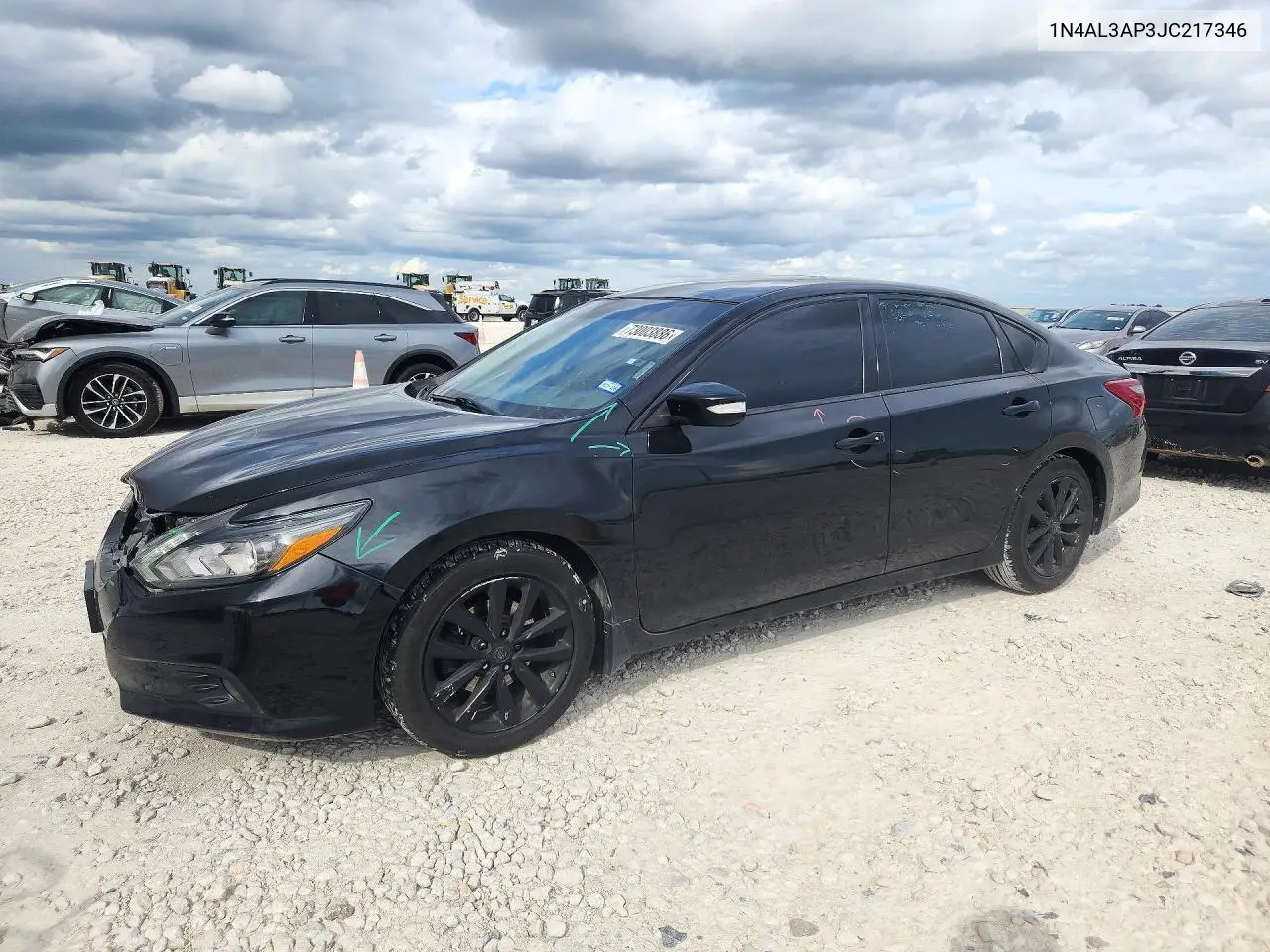 NISSAN ALTIMA 2018, VIN 1N4AL3AP3JC217346