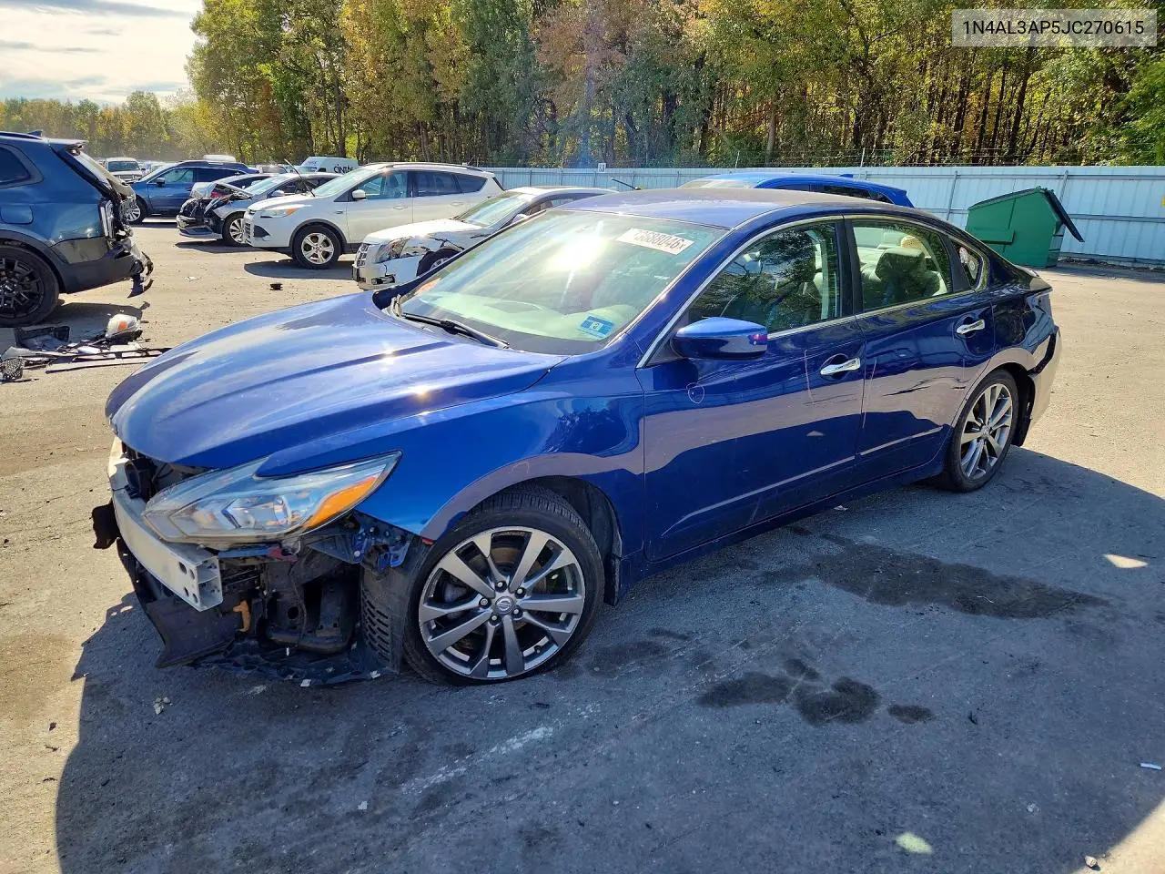 NISSAN ALTIMA 2018, VIN 1N4AL3AP5JC270615