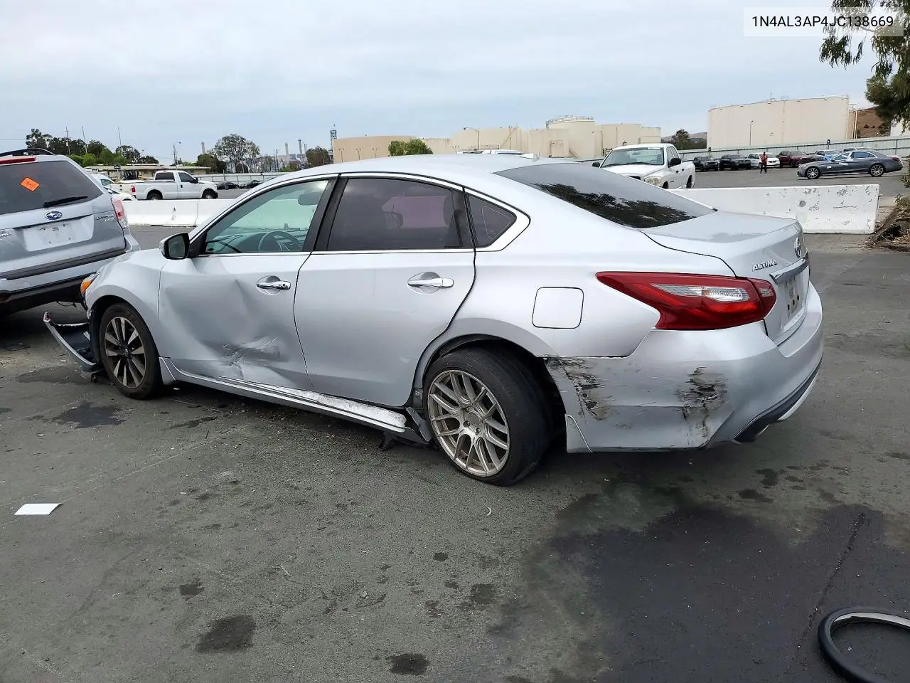2018 NISSAN ALTIMA VIN 1N4AL3AP4JC138669 — фото 2
