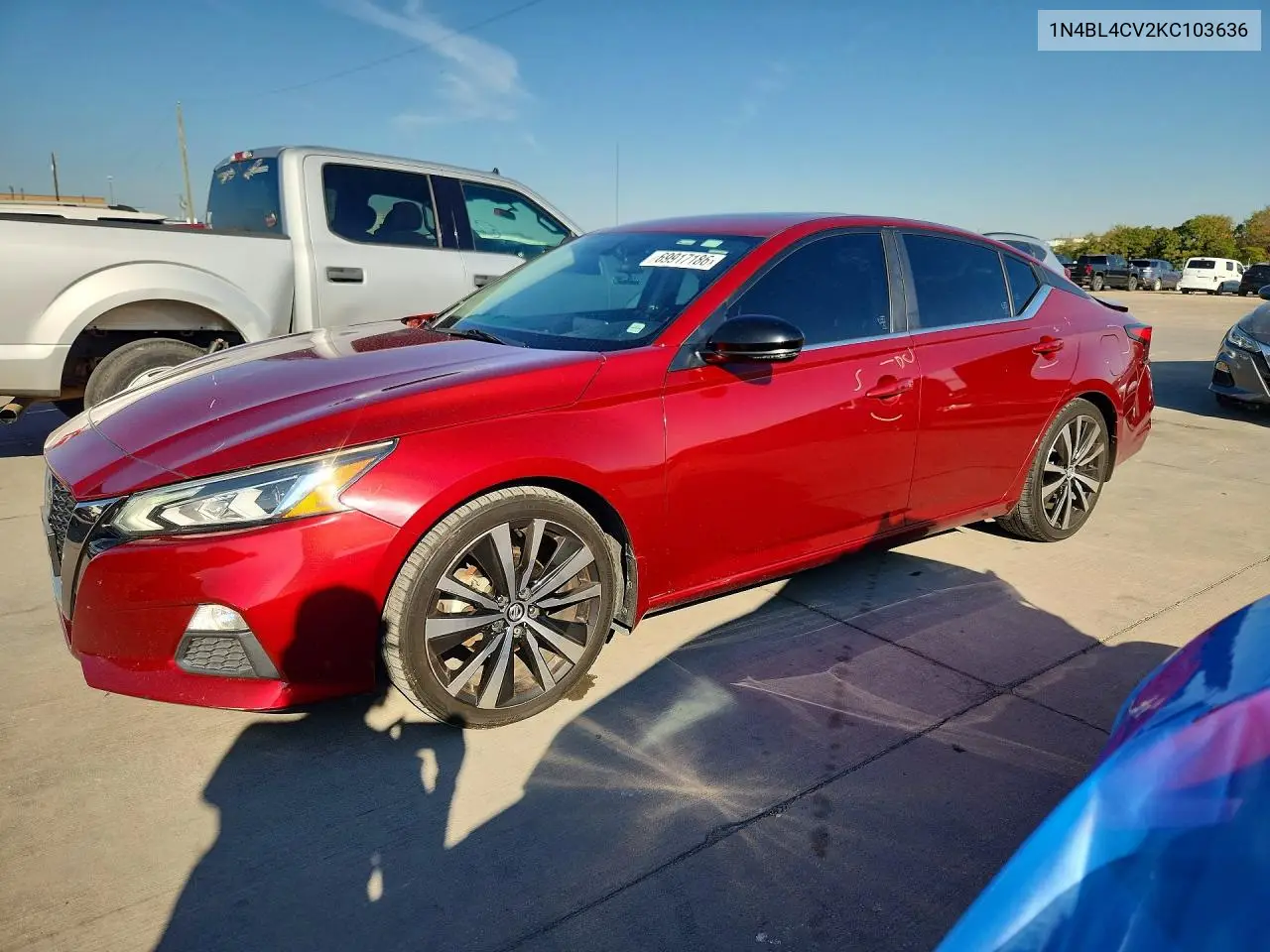 NISSAN ALTIMA 2019, VIN 1N4BL4CV2KC103636