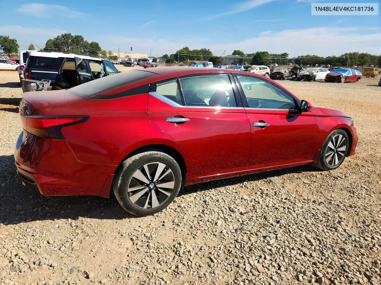 2019 NISSAN ALTIMA VIN 1N4BL4EV4KC181736 — фото 3