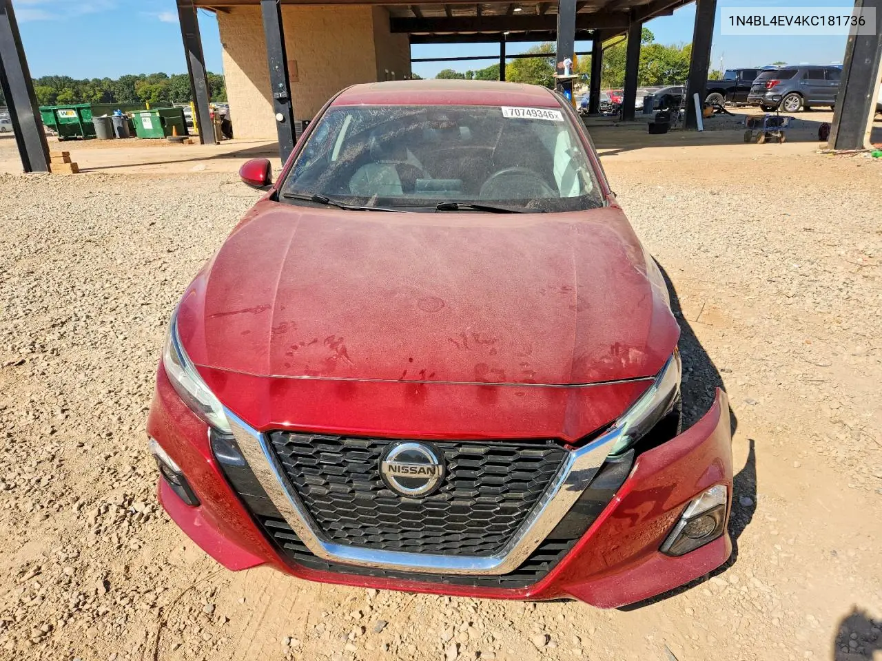 2019 NISSAN ALTIMA VIN 1N4BL4EV4KC181736 — фото 5