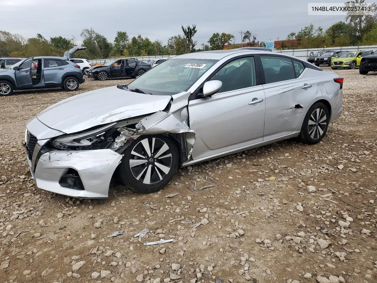NISSAN ALTIMA 2019, VIN 1N4BL4EVXKC257413