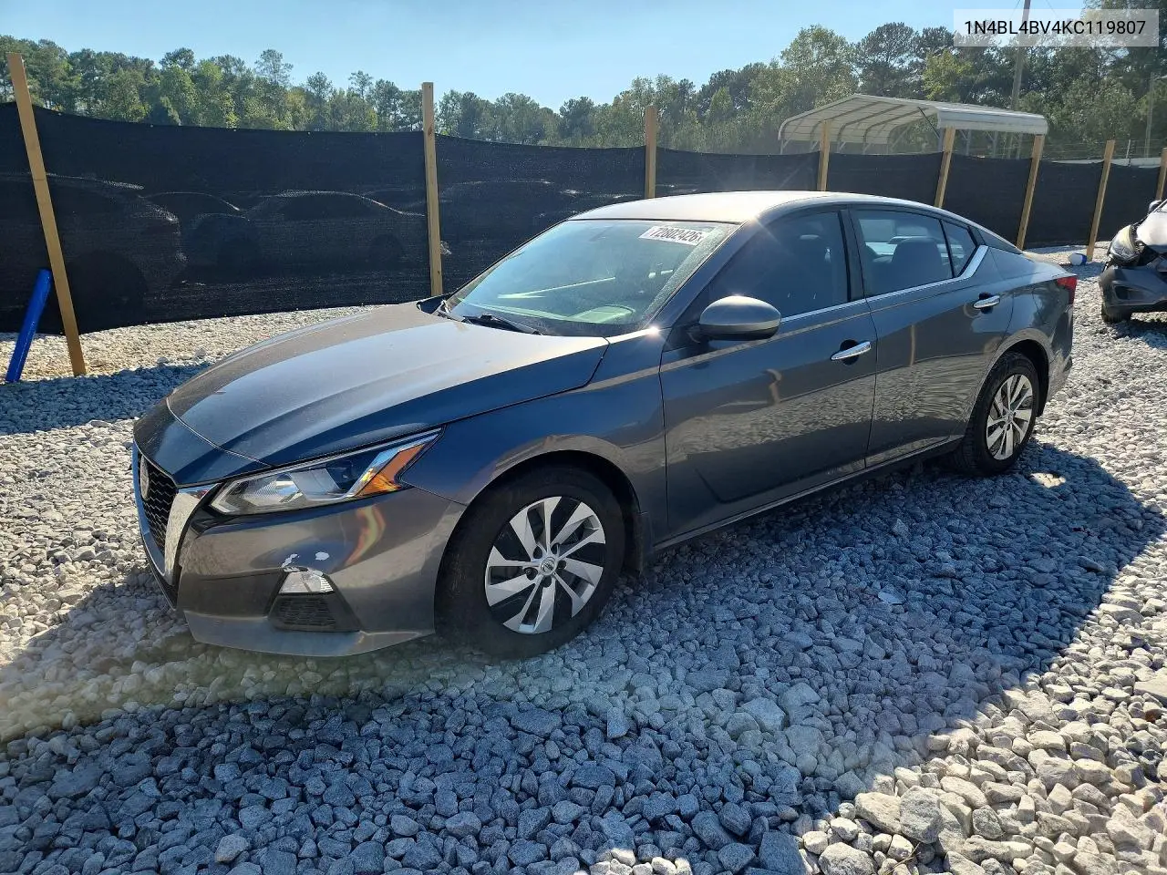 NISSAN ALTIMA 2019, VIN 1N4BL4BV4KC119807