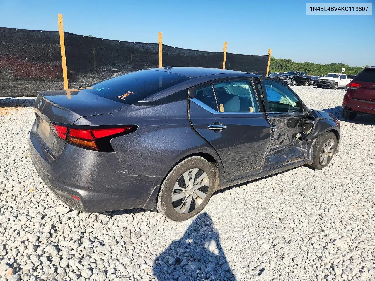 2019 NISSAN ALTIMA VIN 1N4BL4BV4KC119807 — фото 3