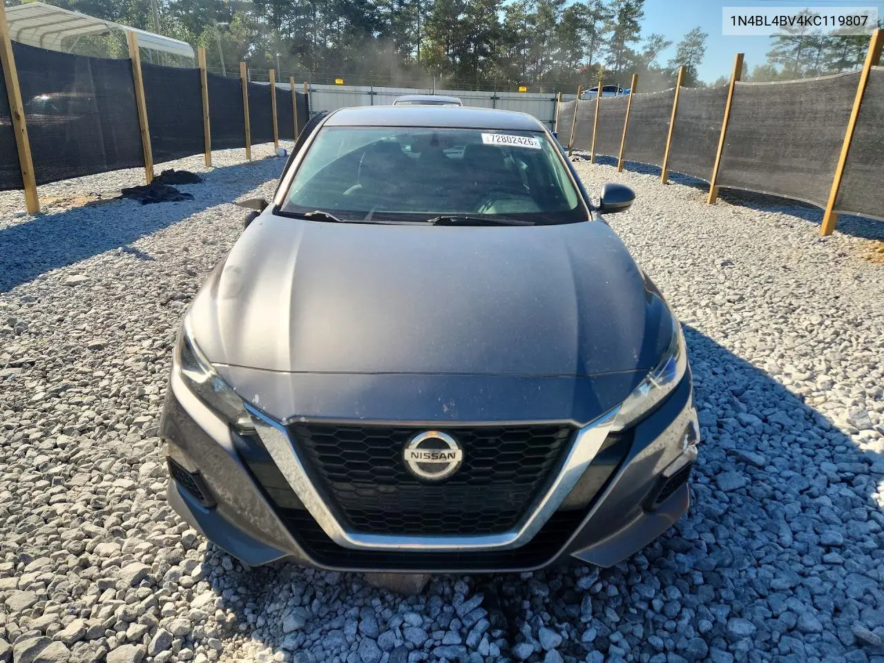 2019 NISSAN ALTIMA VIN 1N4BL4BV4KC119807 — фото 5
