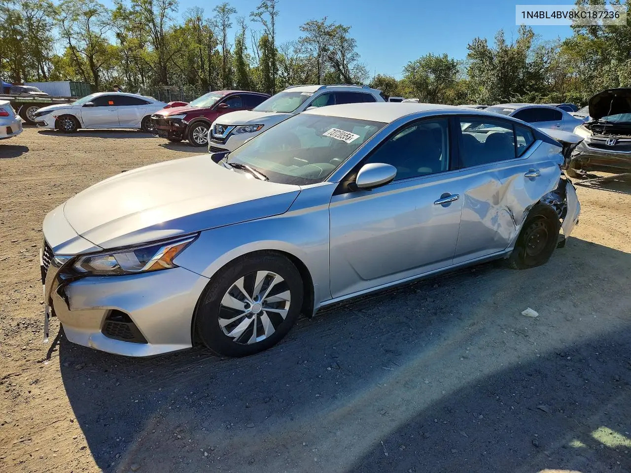 NISSAN ALTIMA 2019, VIN 1N4BL4BV8KC187236