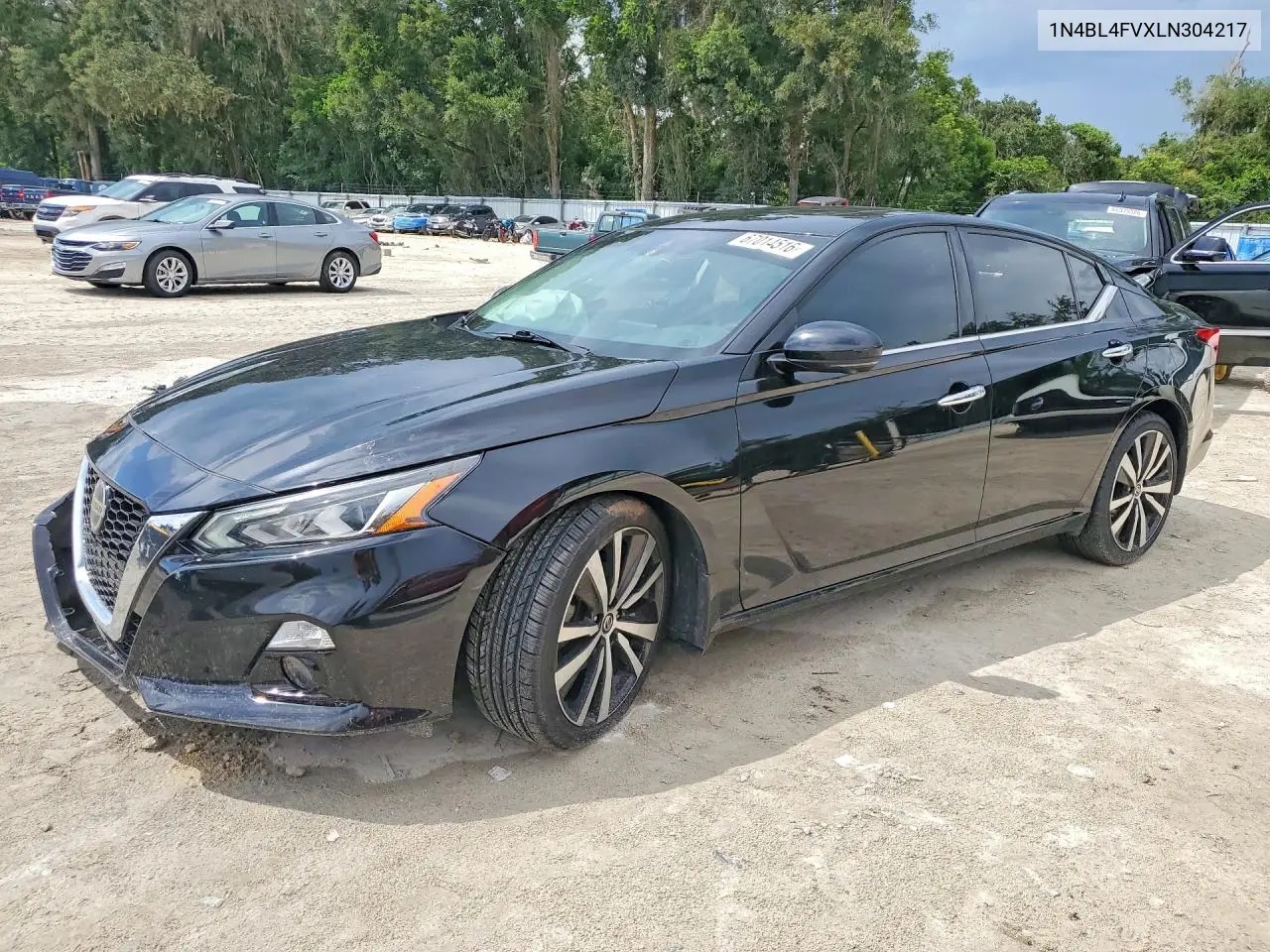 NISSAN ALTIMA 2020, VIN 1N4BL4FVXLN304217