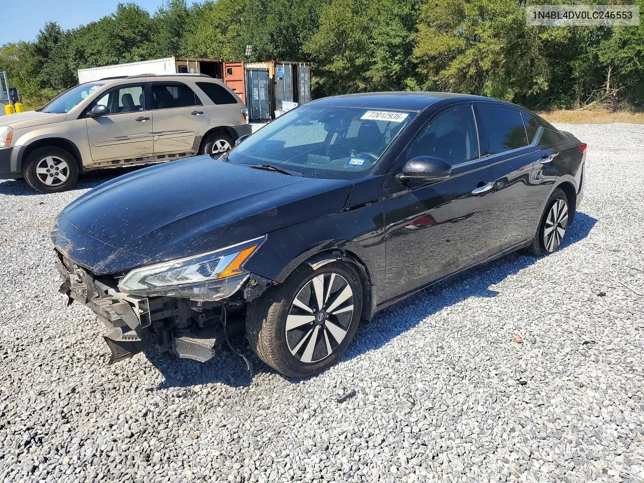 NISSAN ALTIMA 2020, VIN 1N4BL4DV0LC246553