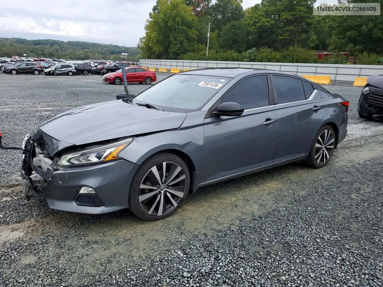 NISSAN ALTIMA 2020, VIN 1N4BL4CV0LC266609