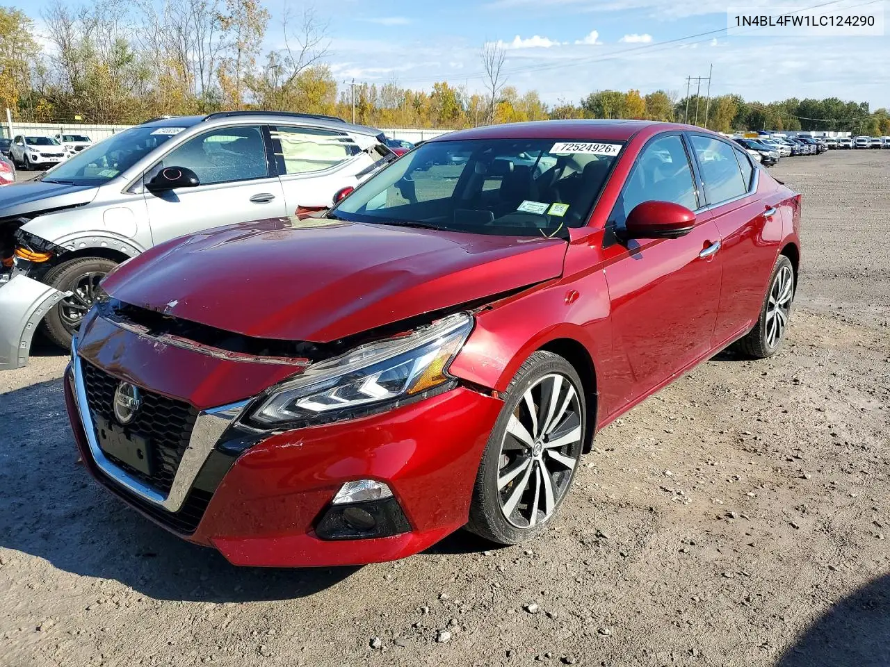 NISSAN ALTIMA 2020, VIN 1N4BL4FW1LC124290