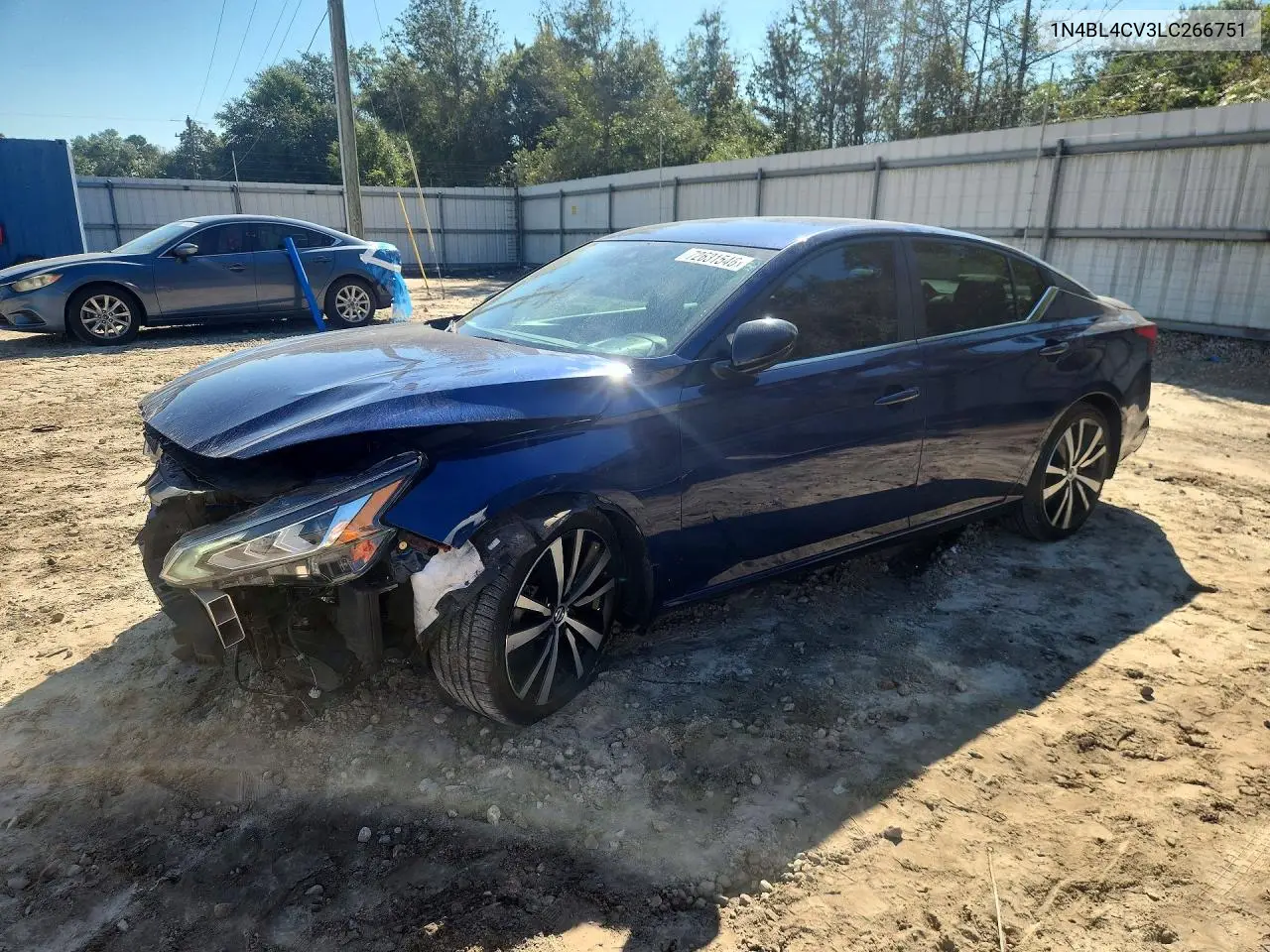 NISSAN ALTIMA 2020, VIN 1N4BL4CV3LC266751