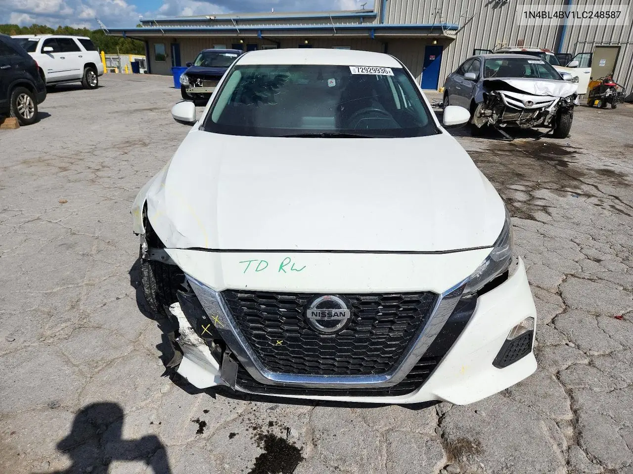 2020 NISSAN ALTIMA VIN 1N4BL4BV1LC248587 — фото 5