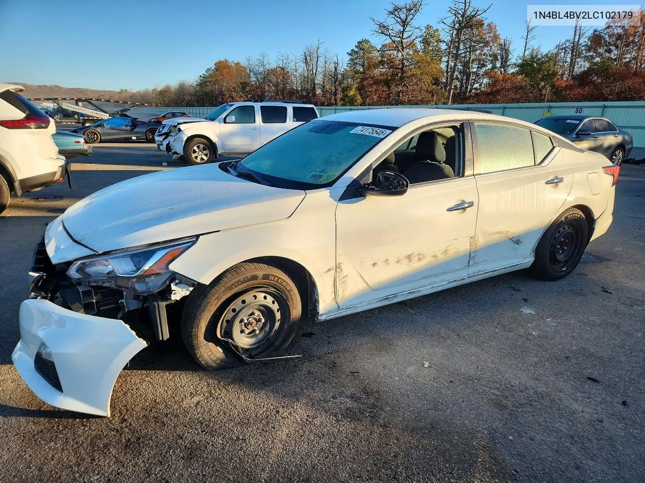 NISSAN ALTIMA 2020, VIN 1N4BL4BV2LC102179