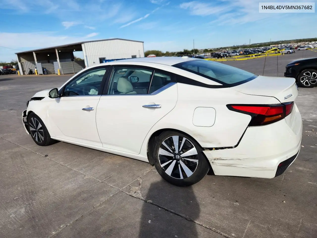 2021 NISSAN ALTIMA VIN 1N4BL4DV5MN367682 — фото 2