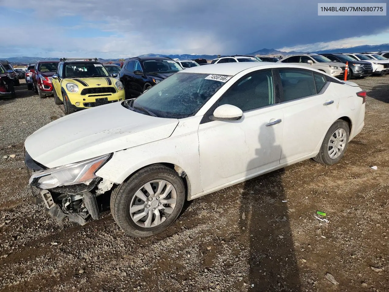 NISSAN ALTIMA 2021, VIN 1N4BL4BV7MN380775