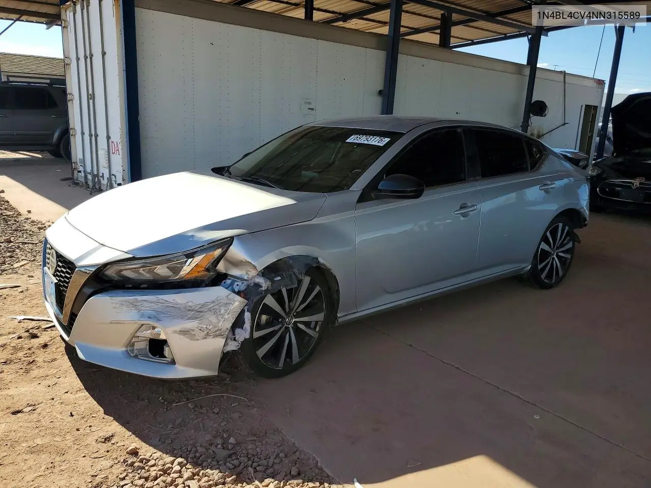 NISSAN ALTIMA 2022, VIN 1N4BL4CV4NN315589